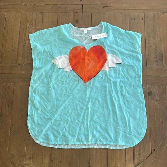 Stella cove winged heart beach poncho - Picture 1 of 5